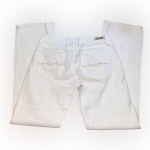 VTG LUCKY BRAND WHITE REGULAR STRAIGHT-LEG DENIM JEANS // SIZE 26🤍